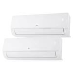 Aire acondicionado Split 2 x 1 - LG MULTI912Z.SET, 4100 fg/h, Dual Inverter, WiFi, Para Superficies de 30m2+20m2, Blanco